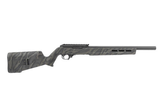 Spike's Tactical XS Hunter Integrally Suppressed 22LR Rifle with ODG tiger stripe camo